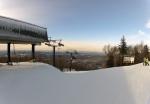 Getting ready on top of Mont Sutton!